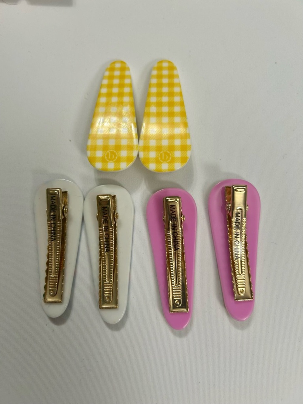 Lot of 13 Pair Baby Bling Bows Discontinued Acrylic Hair Clips Toddler Girl - Picture 3 of 7